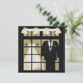 Faire-part de mariage (Debout devant)