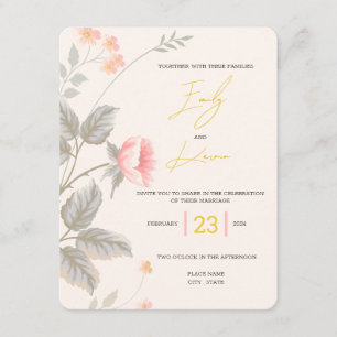 Faire-part de mariage