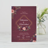 faire-part de mariage (Debout devant)