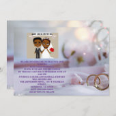 FAIRE-PART DE MARIAGE 2 (Devant / Derrière)