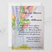 Faire-part de mariage #2 de pot de maçon (Devant)