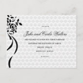 Faire-part de mariage 311-MONOGRAMME (Dos)