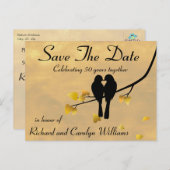 Faire-part de Mariage 50e Anniversaire Petits Amou (Devant / Derrière)