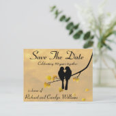 Faire-part de Mariage 50e Anniversaire Petits Amou (Debout devant)