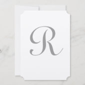 Faire-part de mariage à accents rouges Cage à oise (Dos)
