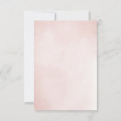 faire-part de mariage à cadre fleuri (Dos)