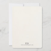 Faire-part de mariage à cadre fleuri jaune (Dos)