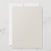 Faire-part de mariage à cadre floral Renaissance (Dos)