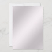 Faire-part de mariage à cadre rose (Dos)