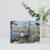 Faire-part de mariage à conserver (Debout devant)