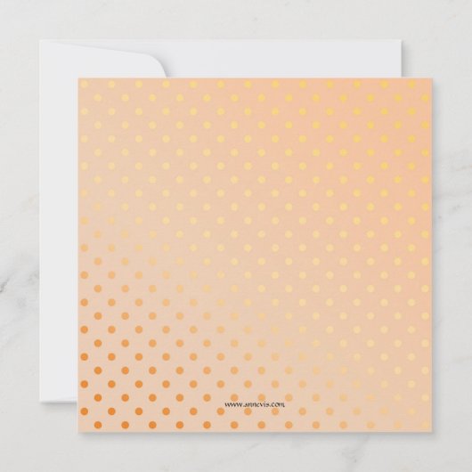 Faire-part de mariage à cordes de plage tropicale (Dos)