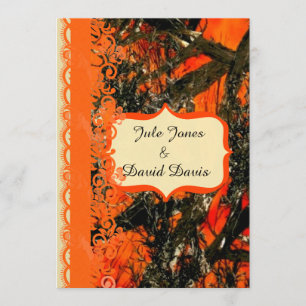 Faire-part de mariage à cou rouge