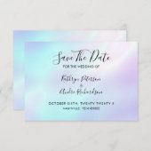 Faire-Part de Mariage à Date Enregistrée avec Chan (Devant / Derrière)