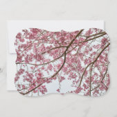 Faire-part de mariage à design moitié-moitié (Dos)