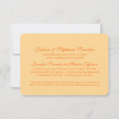 faire-part de mariage à fleurs Daylio Hemerocallis (Dos)