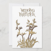 Faire-part de mariage à fleurs de la Nouvelle-Zéla (Dos)