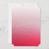 Faire-part de mariage à fleurs peintes à la main r (Dos)