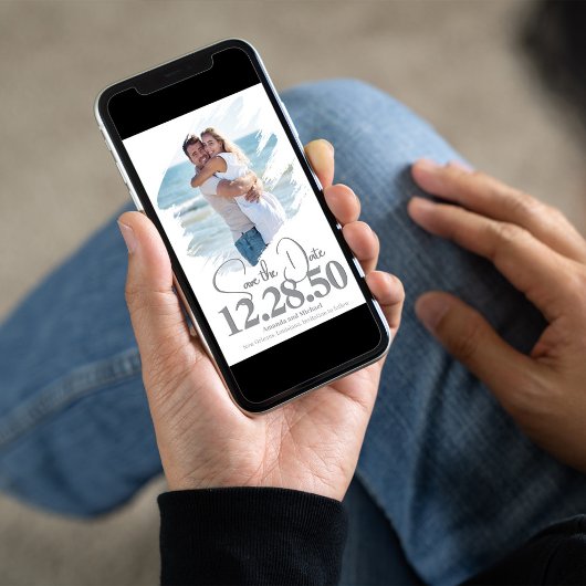 Faire-part de mariage à gratter avec coups de pinc