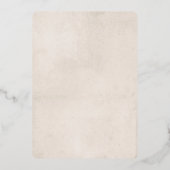 Faire-part de mariage à huile d'eucalyptus (Verso)