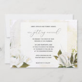 Faire-part de mariage à huile peinte à la main (Dos)