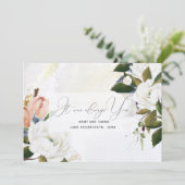 Faire-part de mariage à huile peinte à la main (Debout devant)