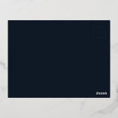 Faire-part de mariage à huile Starry Night Sky Fra (Verso)