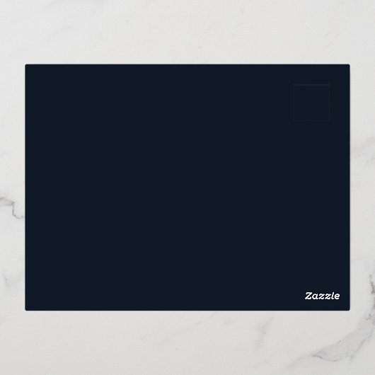 Faire-part de mariage à huile Starry Night Sky Fra (Verso)