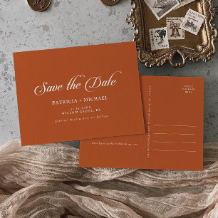 Faire-part de mariage à la calligraphie en terre c
