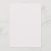 Faire-part de mariage à la feuille de gommier indi (Dos)