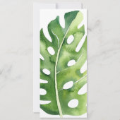 Faire-Part de Mariage à la Palme Romantique pour S (Dos)