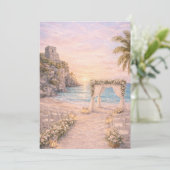 Faire-part de mariage à la plage de Tulum | Modifi (Debout devant)