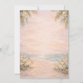 Faire-part de mariage à la plage de Tulum | Modifi (Dos)