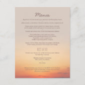 Faire-part de mariage à la plage "notre grand jour (Dos)