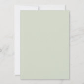 Faire-part de mariage à la verdure d'eucalyptus (Dos)