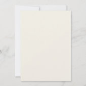 Faire-part de mariage à l'ancienne avec bébé respi (Dos)