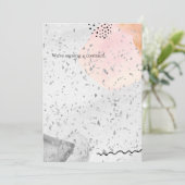 faire-part de mariage à l'aquarelle (Debout devant)