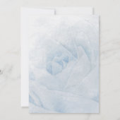 Faire-part de mariage à l'aquarelle bleu poussiére (Dos)
