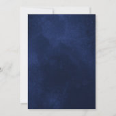 Faire-part de mariage à l'aquarelle Ciel nocturne (Dos)