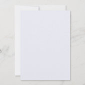 Faire-part de mariage à l'aquarelle de prairie de (Dos)