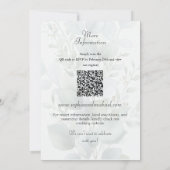 Faire-part de mariage à l'aquarelle Eucalyptus mod (Dos)