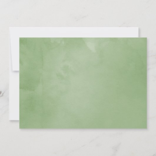 Faire-part de mariage à l'aquarelle lavande (Dos)