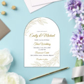 Faire-part de mariage à l'aquarelle romantique ave (Insitu (Mariage))