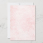 Faire-part de mariage à l'aquarelle romantique en  (Dos)