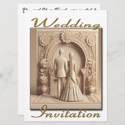 Faire-part de mariage à l'Archway (Devant / Derrière)