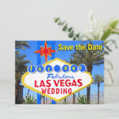 Faire-part de mariage à Las Vegas, Sauf la Date (Debout devant)