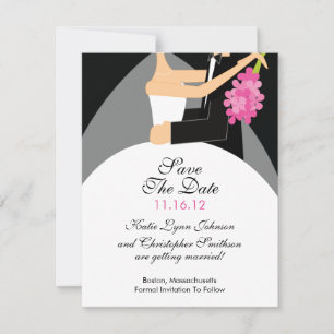 Faire-part de mariage à l'avance Mariée & Marié