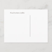 Faire-Part de Mariage à l'avance Verres à Vin Capr (Dos)