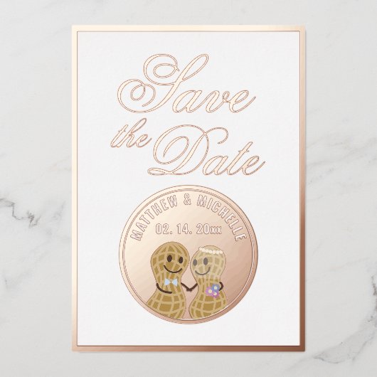 Faire-part de mariage à l'écriture élégante avec p (Recto)