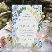 Faire-part de mariage à l'écriture fantaisiste flo