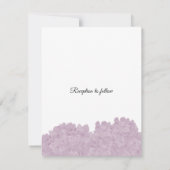 Faire-part de mariage à l'hydrangea rose blush mon (Dos)